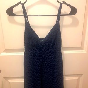Forever 21 High-low maxi-dress black and blue design